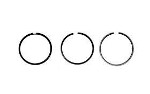 PISTON RING SET STD. EA. BOXSTER thru '99