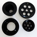POWER STEERING & ALTERNATOR UNDERDRIVE PULLEY SET 924S / 944 ALL / 968