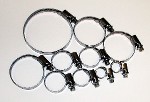RADIATOR HOSE CLAMP KIT SILICONE HOSES 944 THRU '89