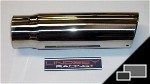 3 inch STAINLESS TIP SLASH CUT ROLLED LIP