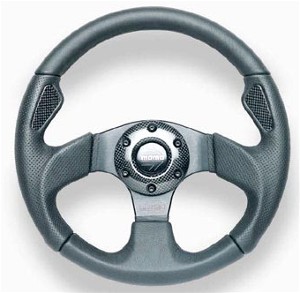 JET BLACK STEERING WHEEL