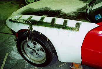 Flairing Front Fenders.