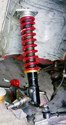Front Strut With New Spring.