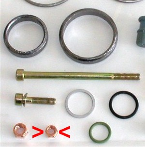 NUTS  CYLINDER HEAD / HEADER TO X-OVER 944T (#12) - 99908405202