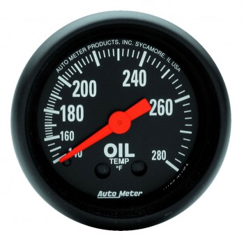 2-1/16" OIL TEMPERATURE, 140-280 °F, Z-SERIES