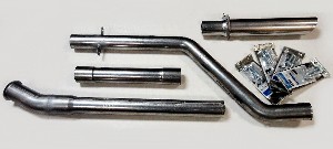 2.5 INCH LINDSEY EXHAUST FOR MSDS HEADERS 924S / 944 8v '83-'89