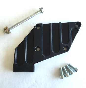 LINDSEY RACING A/C DELETE BRACKET "BLACK"