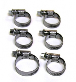 HEATER CONTROL VALVE CLAMP KIT 924S / 944 ALL / 968 SILICONE HOSES