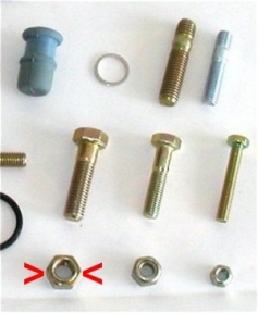 NUT CROSS OVER PIPE TO TURBINE HOUSING 944T (#15) - N9007300A