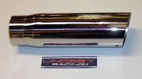 3 inch STAINLESS EXHAUST TIP SLASH CUT