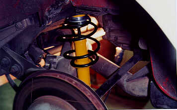 Rear Shock & Brake Rotor